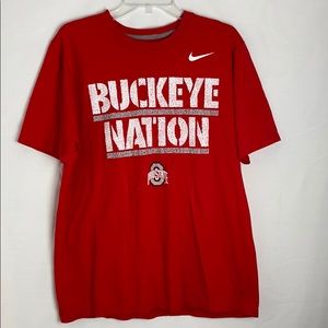 Buckeye Nation Ohio State shirt/ Size: L